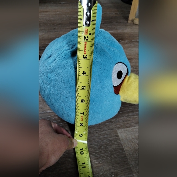 Angry Birds Blue Jay 9” Plush Stuffed Doll NO Sound Jim Commonwealth - Picture 10 of 11